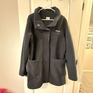 XL Black Columbia Panorama Long Snap Jacket